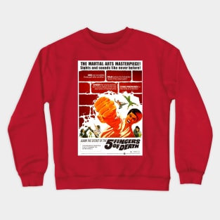 Classic Martial Arts Movie Poster - 5 Fingers of Death Crewneck Sweatshirt